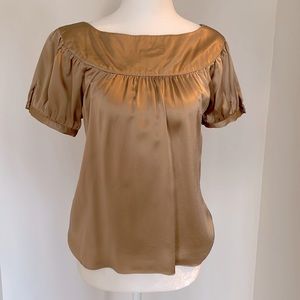 Sanctuary Gold Blouse XS